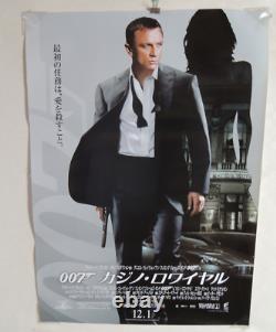 007 CASINO ROYALE Daniel Craig original movie B2 POSTER JAPAN NM 2006 japanese