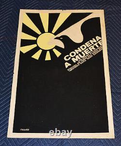 1969 Original Cuban Silkscreen Movie Poster. Japanese. Japan. Kei Kumai art film