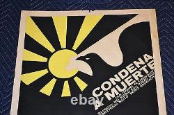 1969 Original Cuban Silkscreen Movie Poster. Japanese. Japan. Kei Kumai art film