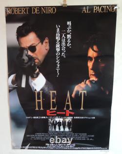 Al Pacino HEAT original movie POSTER JAPAN B2 NM japanese Robert De Niro