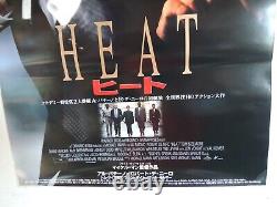 Al Pacino HEAT original movie POSTER JAPAN B2 NM japanese Robert De Niro