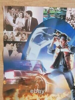 Back To The Future Original Vintage Movie Cinema Japanese Poster from 1985