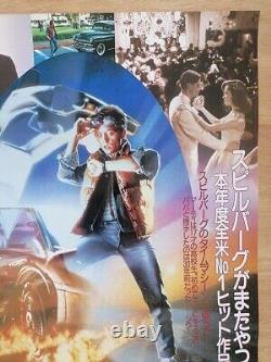 Back To The Future Original Vintage Movie Cinema Japanese Poster from 1985