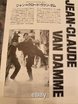 CYBORG rare Japanese presskit Albert Pyun sword director Van Damme Cannon Films