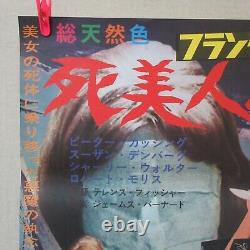 FRANKENSTEIN CREATED WOMAN 1967' Original Movie Poster Japanese B2 Peter Cushing