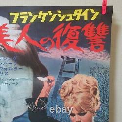 FRANKENSTEIN CREATED WOMAN 1967' Original Movie Poster Japanese B2 Peter Cushing