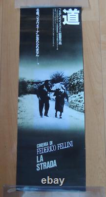 Federico Fellini LA STRADA original movie POSTER JAPAN japanese 72.8x25.7cm