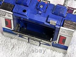 G1 1984 Pre Rub Soundwave Vintage Boxed. Complete. 8 Cassettes. Transformers