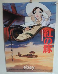 Ghibli Hayao Miyazaki PORCO ROSSO original movie POSTER JAPAN B2 NM japanese