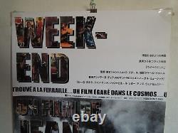 Jean-Luc Godard WEEK END original movie POSTER JAPAN B2 NM japanese