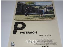 Jim Jarmusch PATERSON original movie POSTER JAPAN B2 NM japanese
