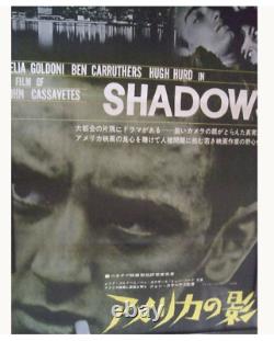 John Cassavetes SHADOWS original movie POSTER JAPAN B2 NM japanese 1959