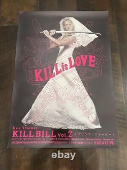 KILL BILL VOL. 2 Japanese B1 Original Movie poster 29x40 Tarantino Thurman Japan