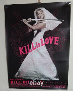 KILL BILL VOL. 2 Uma Thurman original movie POSTER JAPAN B2 japanese