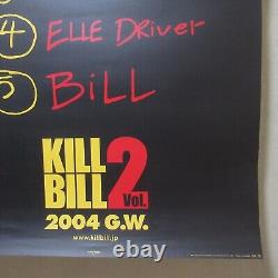 Kill Bill Vol. 2 2004' Original Movie Poster B Japanese B1 Uma Thurman