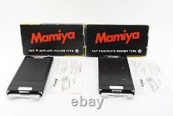 Mint in BOX Mamiya RB67 Double Cut Film Plate Holder Type J From Japan #526