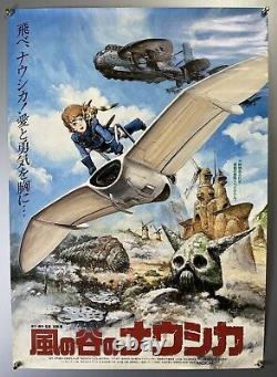 Nausicaa of the Valley of the Wind 1984' Original Movie Poster C Japanese Anime