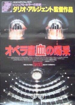 OPERA Japanese B2 movie poste DARIO ARGENTO 1987 RENATO CASARO Art