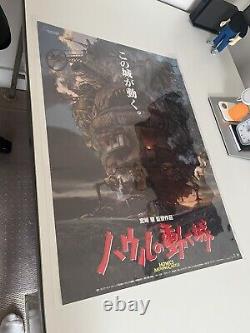 Original Studio Ghibli Howl's Moving Castle 2004 B2 Japanese Movie Poster