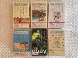 STUDIO GHIBLI Collection VHS Set 12 Movies Original Box Used Limited Japanese