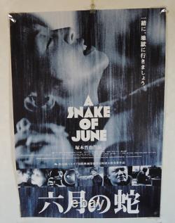 Shinya Tsukamoto A SNAKE OF JUNE original movie POSTER JAPAN B2 japanese 2002 NM