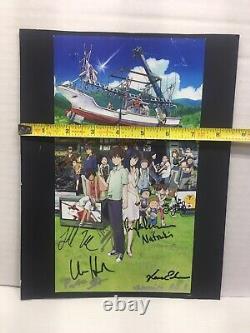 Summer Wars Japanese anime Signed by English cast small poster sinterniklass