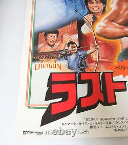 THE LAST DRAGONTaimak-Japanese movie promotion posters Rare
