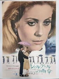 THE UMBRELLAS OF CHERBOURG 1972 Reissue Movie Poster Japanese B2