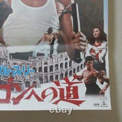 THE WAY OF THE DRAGON 1975' Original Movie Poster Japanese B2 Bruce Lee